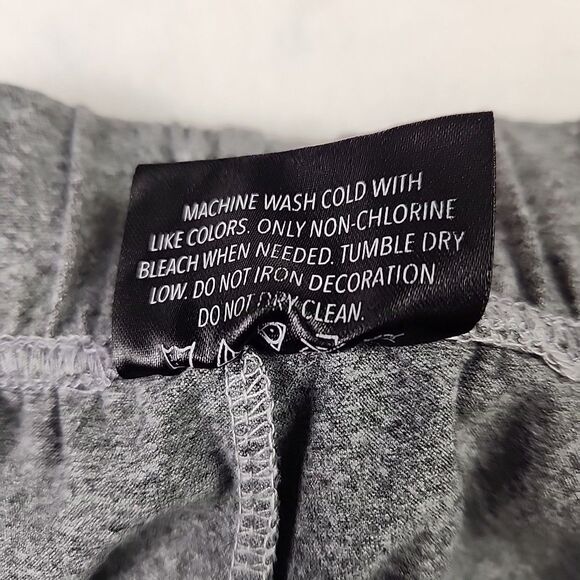 True Religion Mens Lounge Wear Jogger Pants Large Elastic Waistband Grey Pajama - Picture 12 of 12